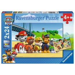 Puzzle Patrula catelusilor, 2x24 piese Ravensburger